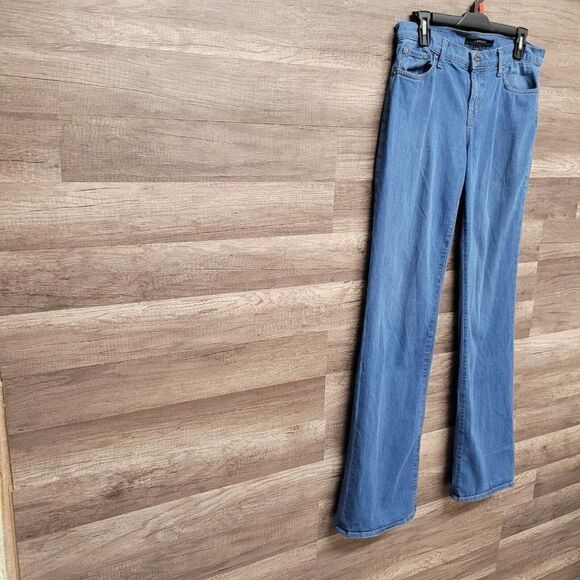 J Brand Women's Slim Boot Leg  in Lucas MidRise Denim‎ Jeans Light Wash Blue 29 - Picture 4 of 13